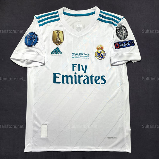 Ronaldo 2018 Real Madrid Final Champions League Home Short Sleeve Kit