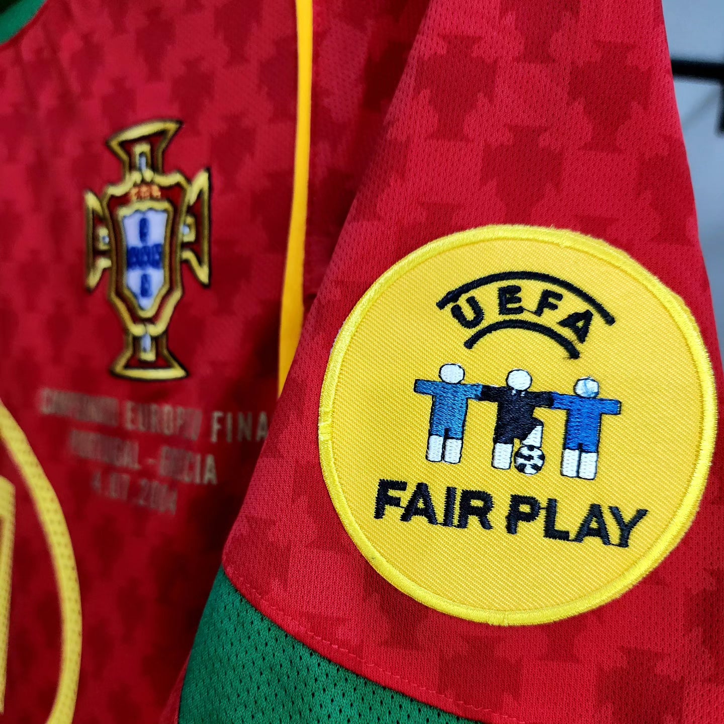 Ronaldo 2004 Portugal Home Jersey