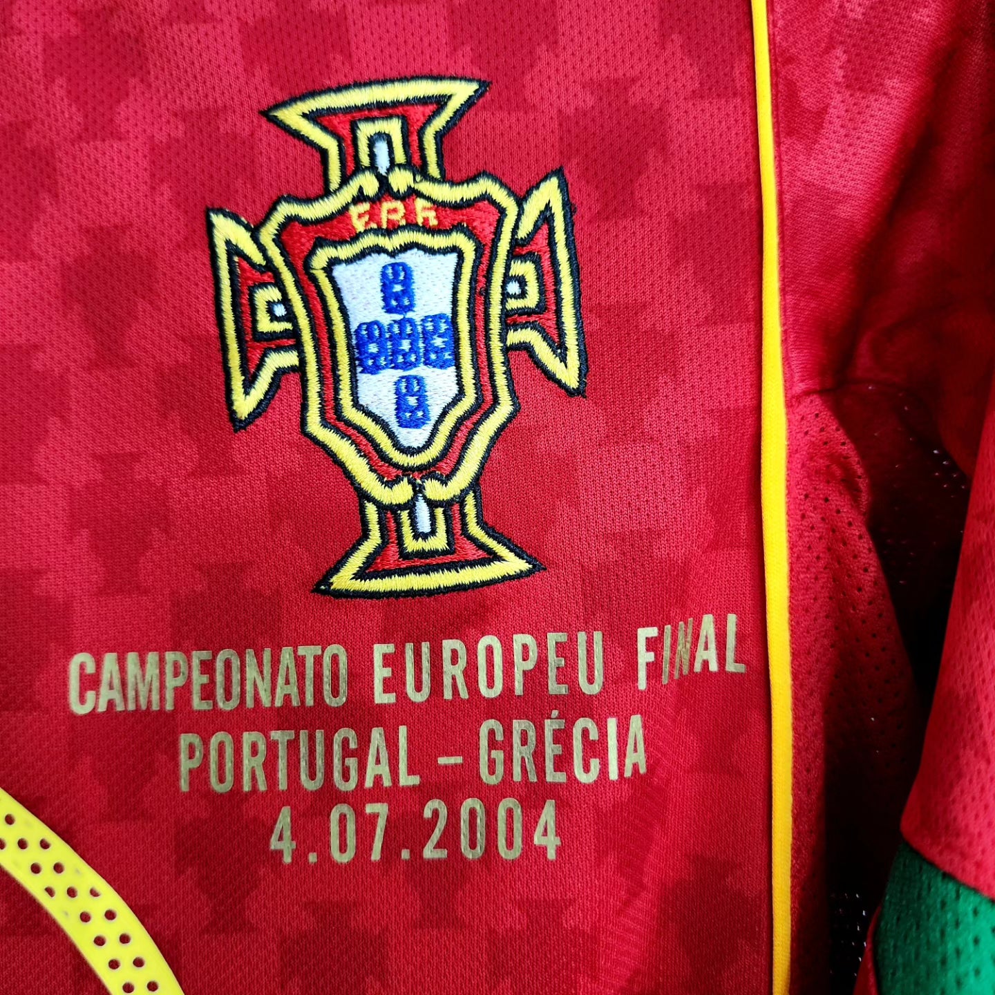 Ronaldo 2004 Portugal Home Jersey