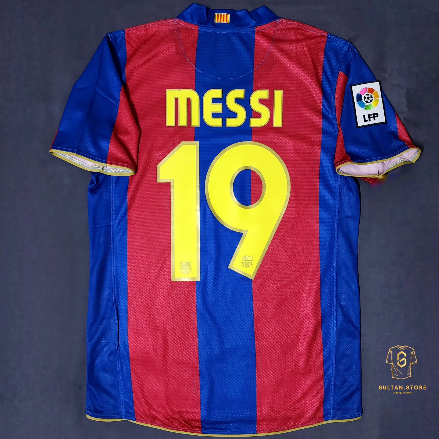 Messi 2007/08 Barcelona Home Jersey