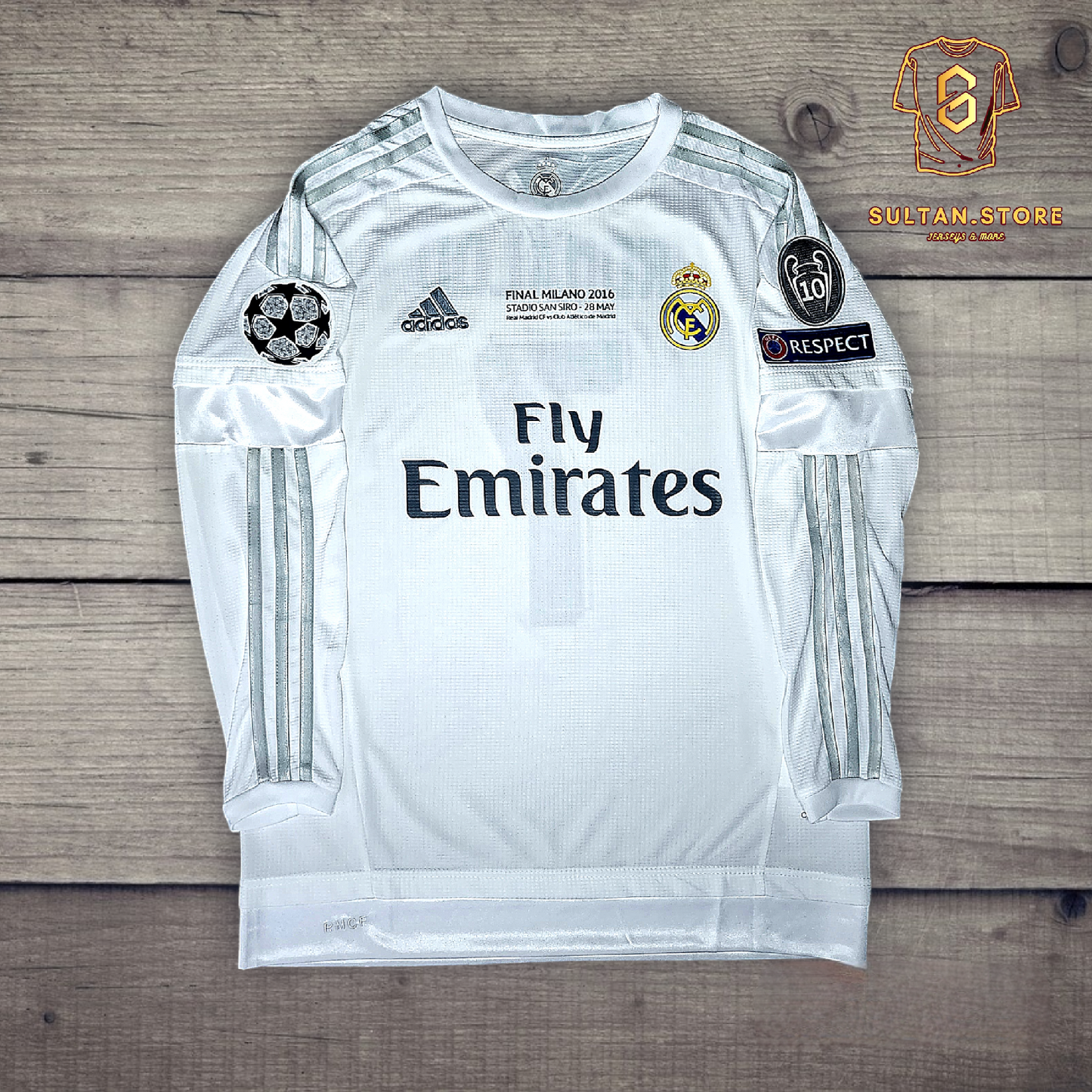 Ronaldo 2016 Real Madrid Final Champions League Home Jersey