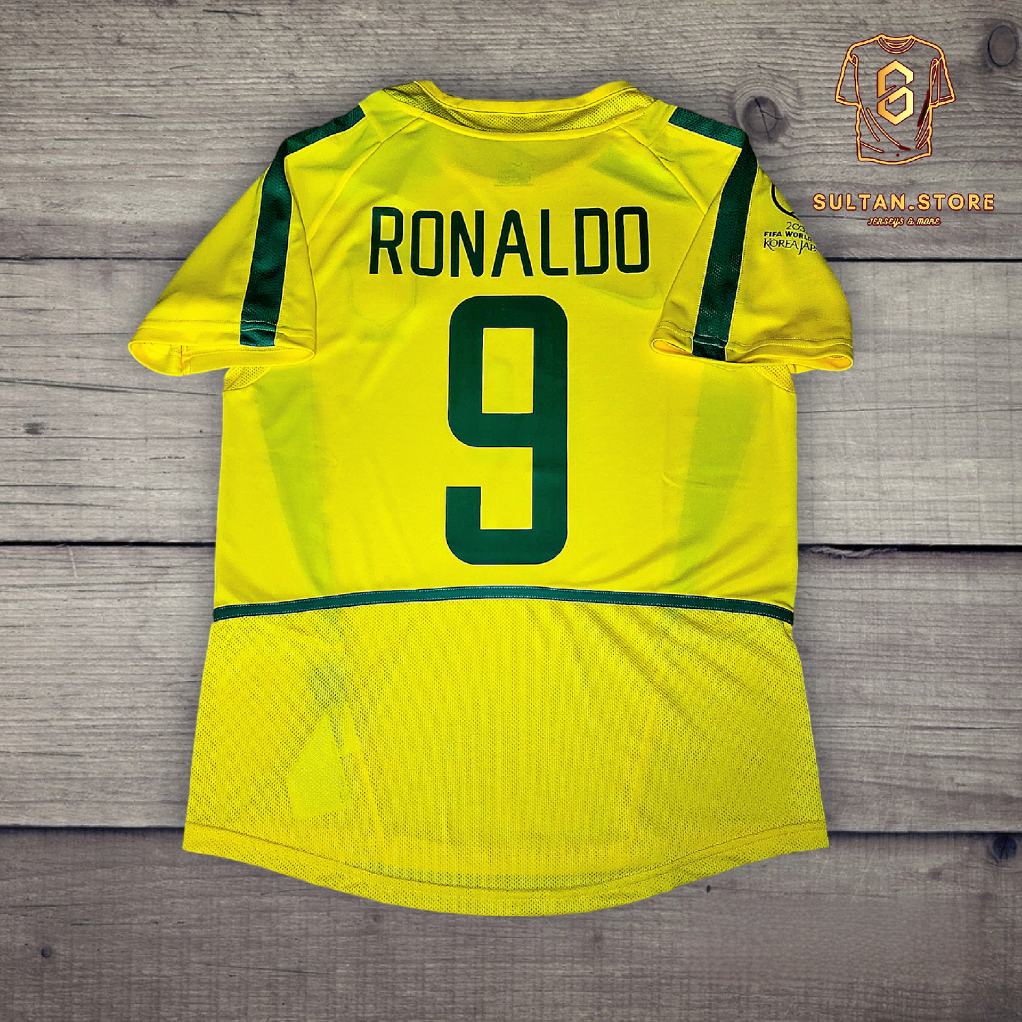 Ronaldo 2002 Brazil Home Jersey