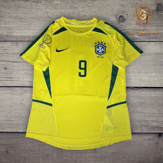 Ronaldo 2002 Brazil Home Jersey