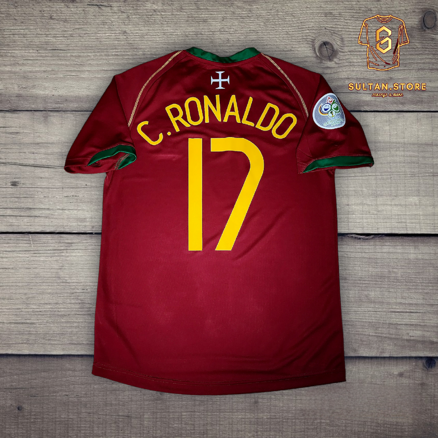 Ronaldo 2006 Portugal Home Jersey