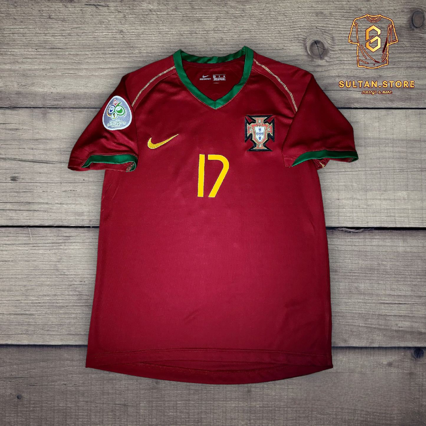 Ronaldo 2006 Portugal Home Jersey