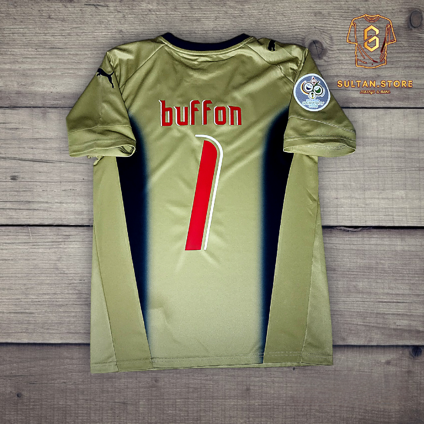 Buffon 2006 Italy GK Home Jersey