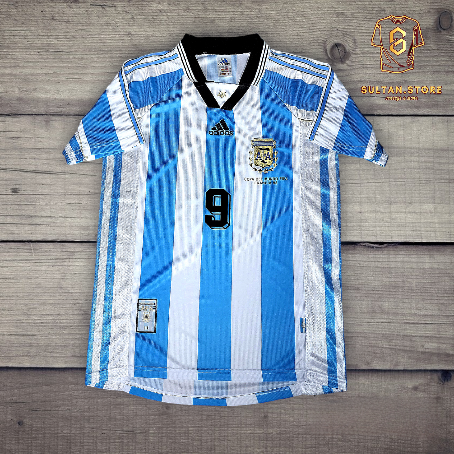 Batistuta 1998 Argentina Home Jersey