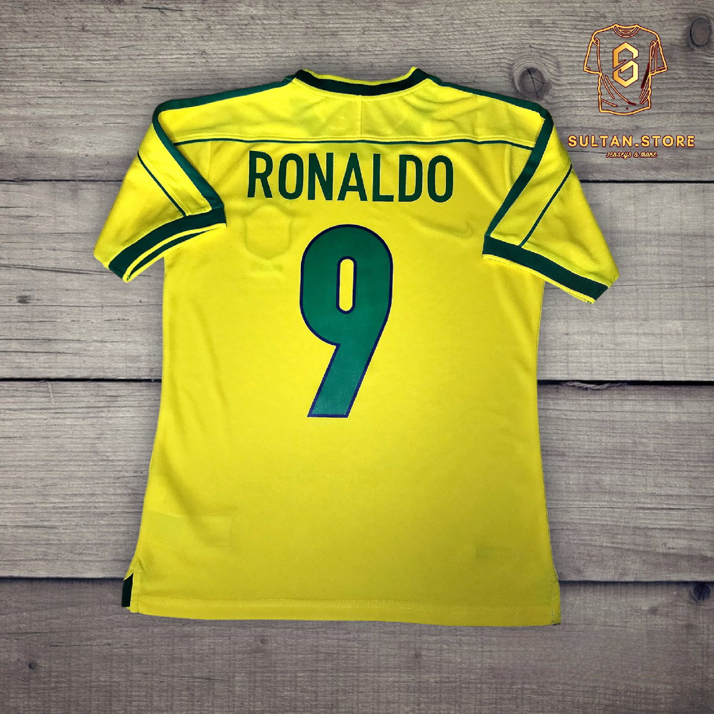 Ronaldo 1998 Brazil Home Jersey