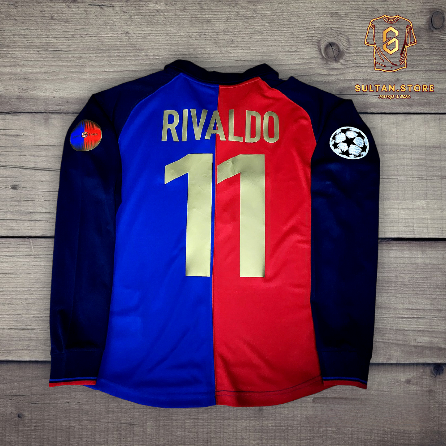 Rivaldo 1999/00 Barcelona Home Jersey