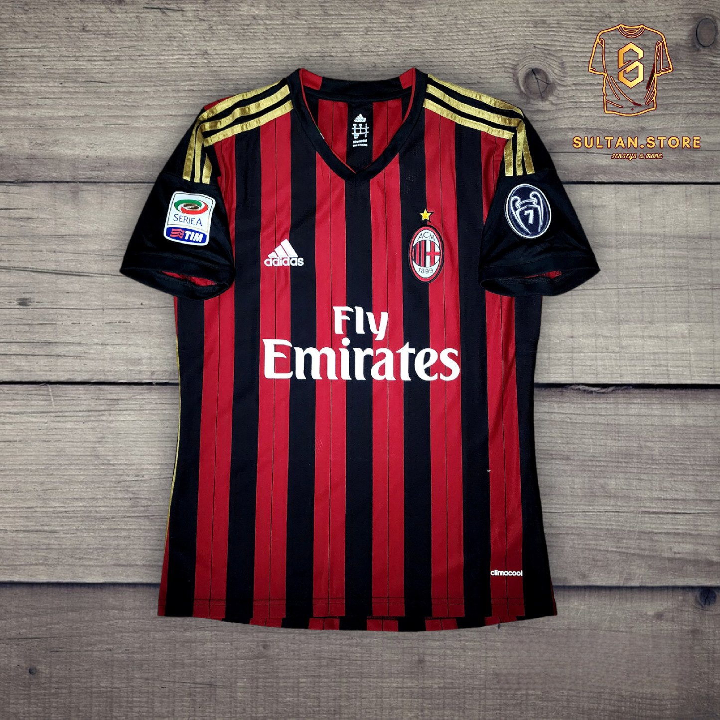 Balotelli 2013/14 AC Milan Home Jersey