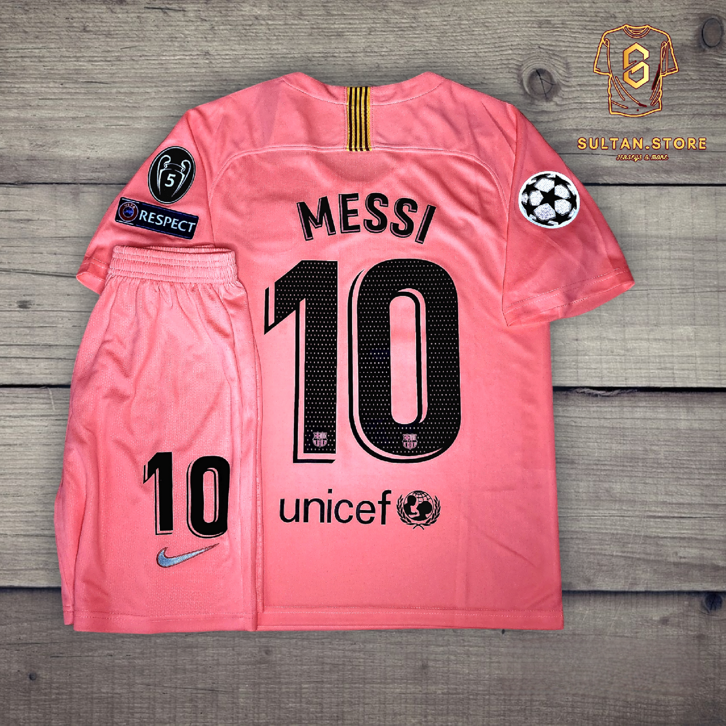 Messi 2018/19 Barcelona Third Kit