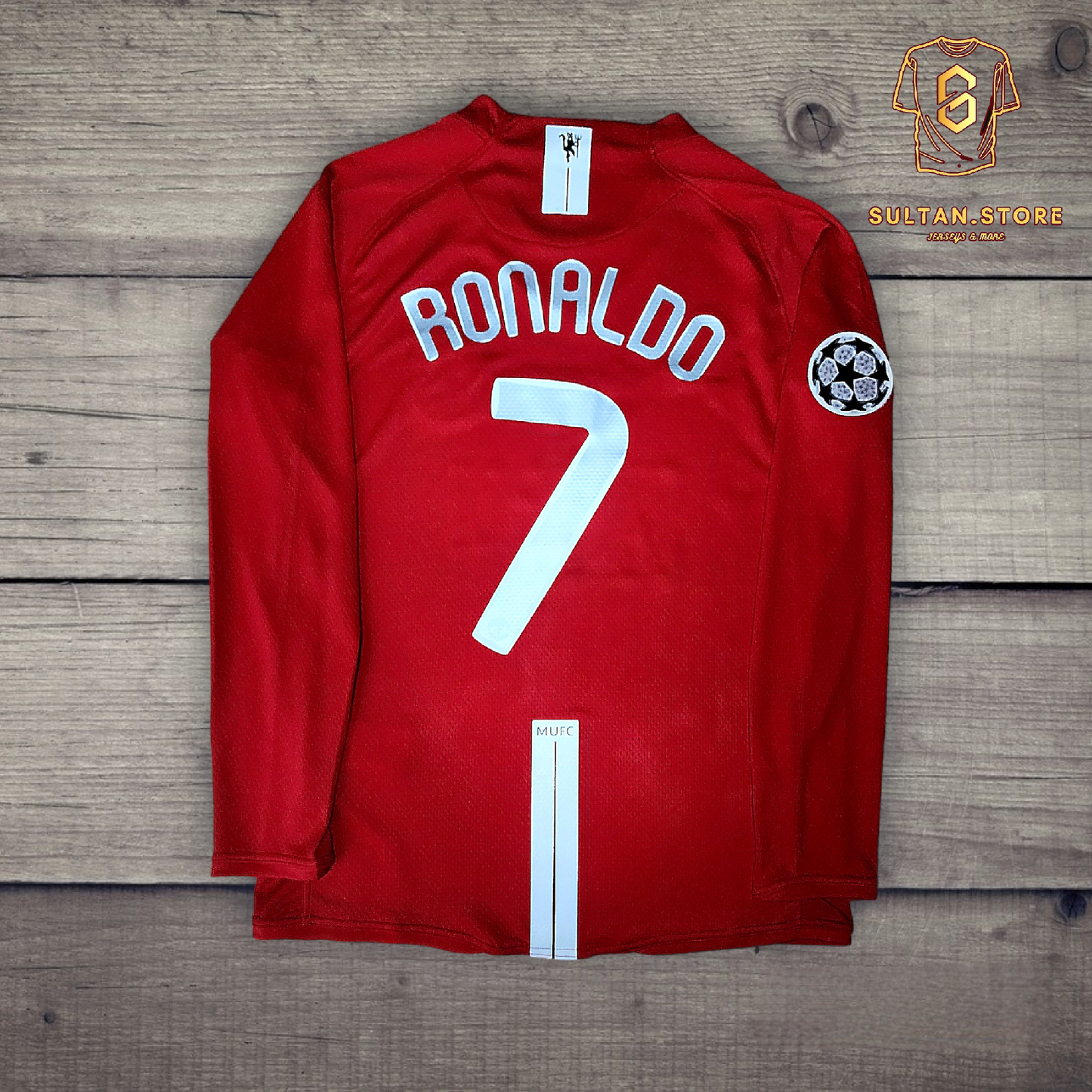 Ronaldo 2008 Manchester United Home Final Champions League Jersey