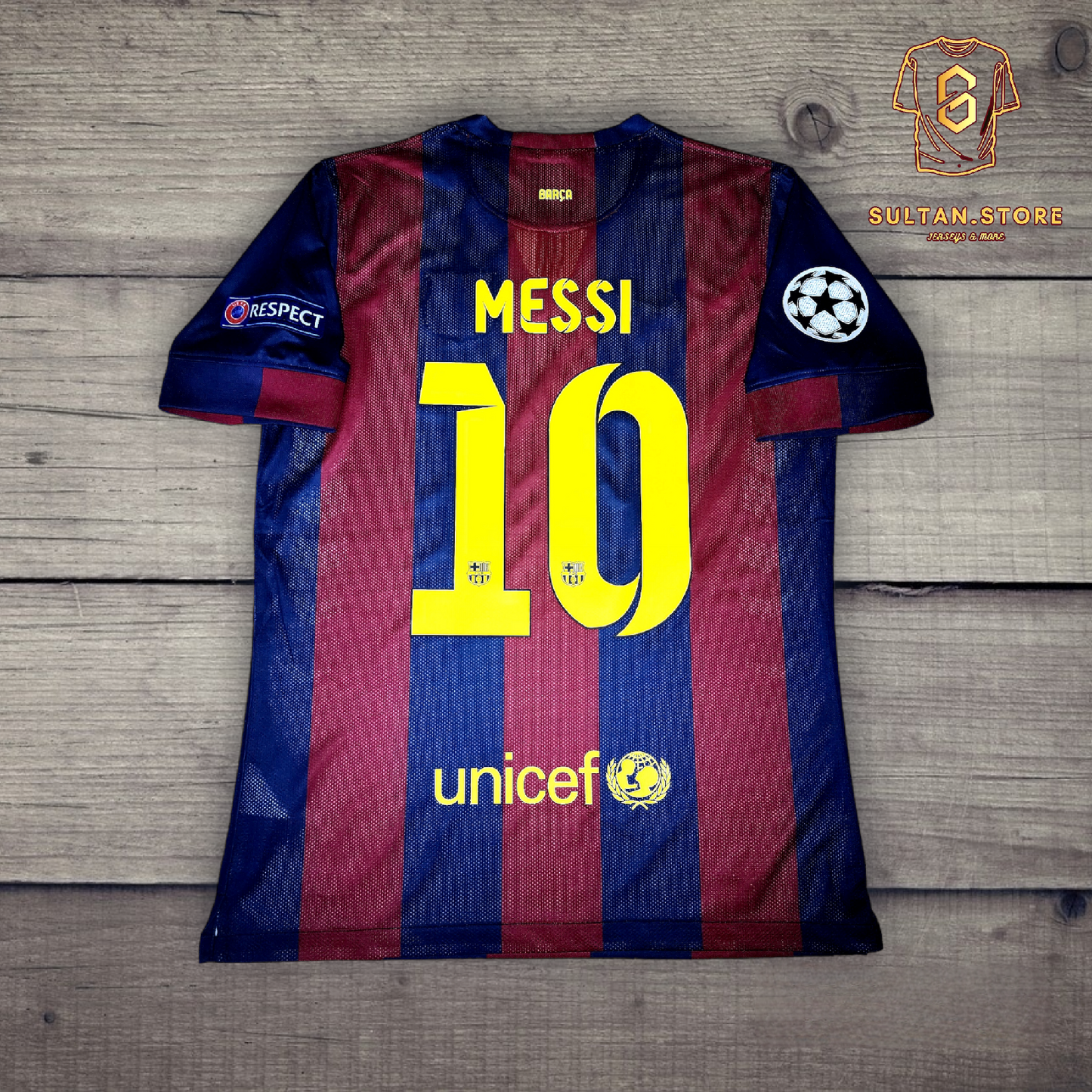 Messi 2015 Barcelona Final Champions League Jersey