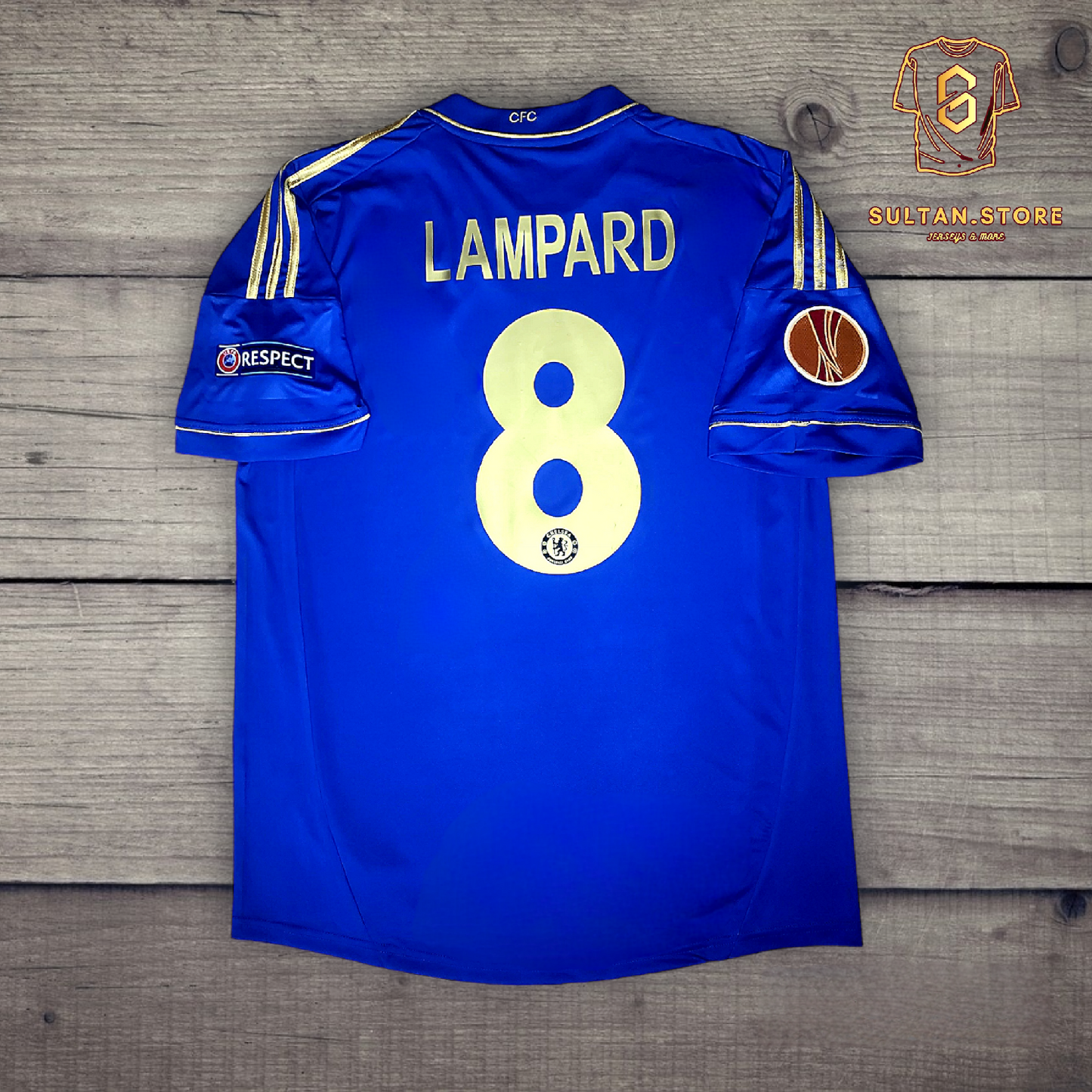 Lampard 2013 Chelsea Final Europe League Jersey