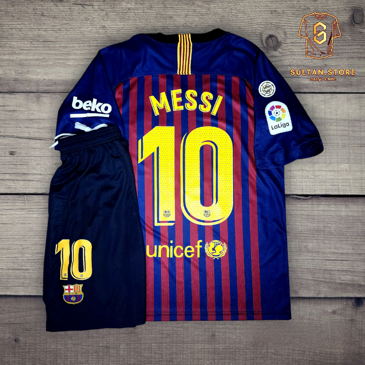 Messi 2018/19 Barcelona Home Kit