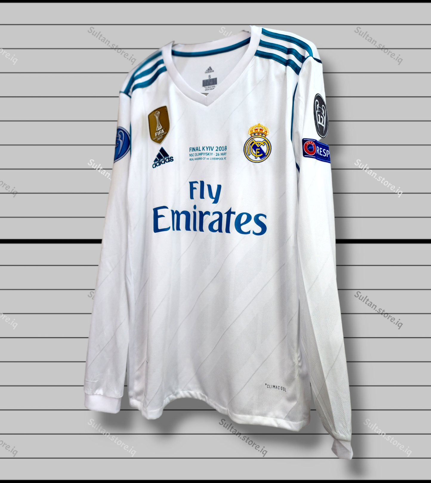 Ronaldo 2018 Real Madrid Final Champions League Home Jersey