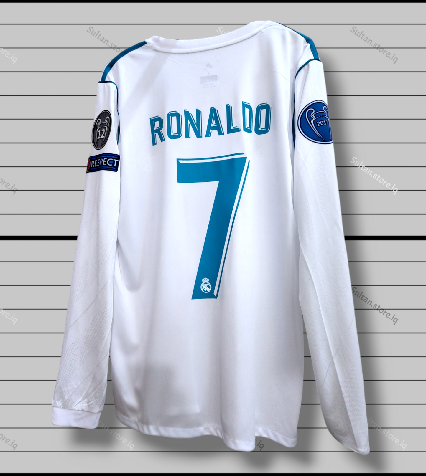 Ronaldo 2018 Real Madrid Final Champions League Home Jersey