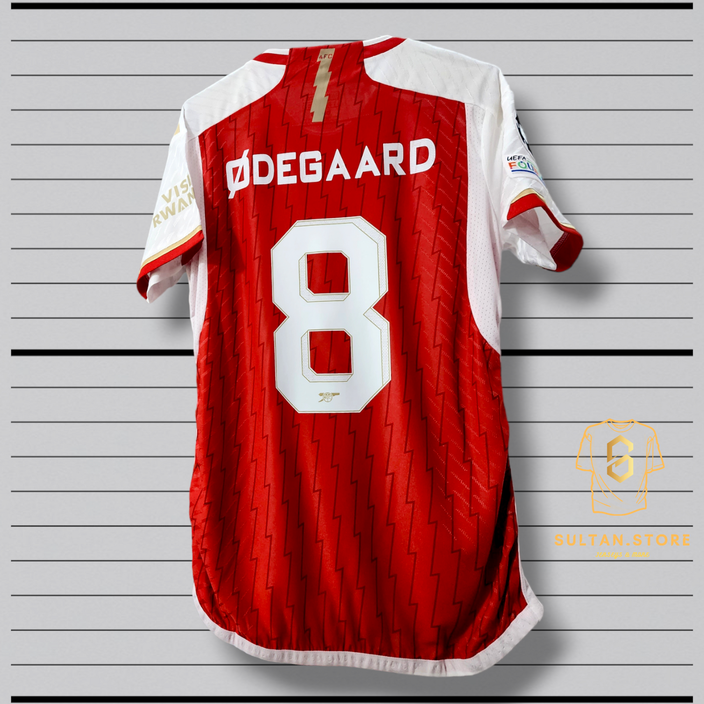 Arsenal 2023/24 Home Jersey ( Martinelli - Odegaard - Rice - Saka )