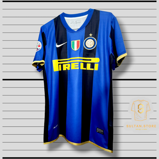 Adriano 2008/09 Inter Milan Home Jersey