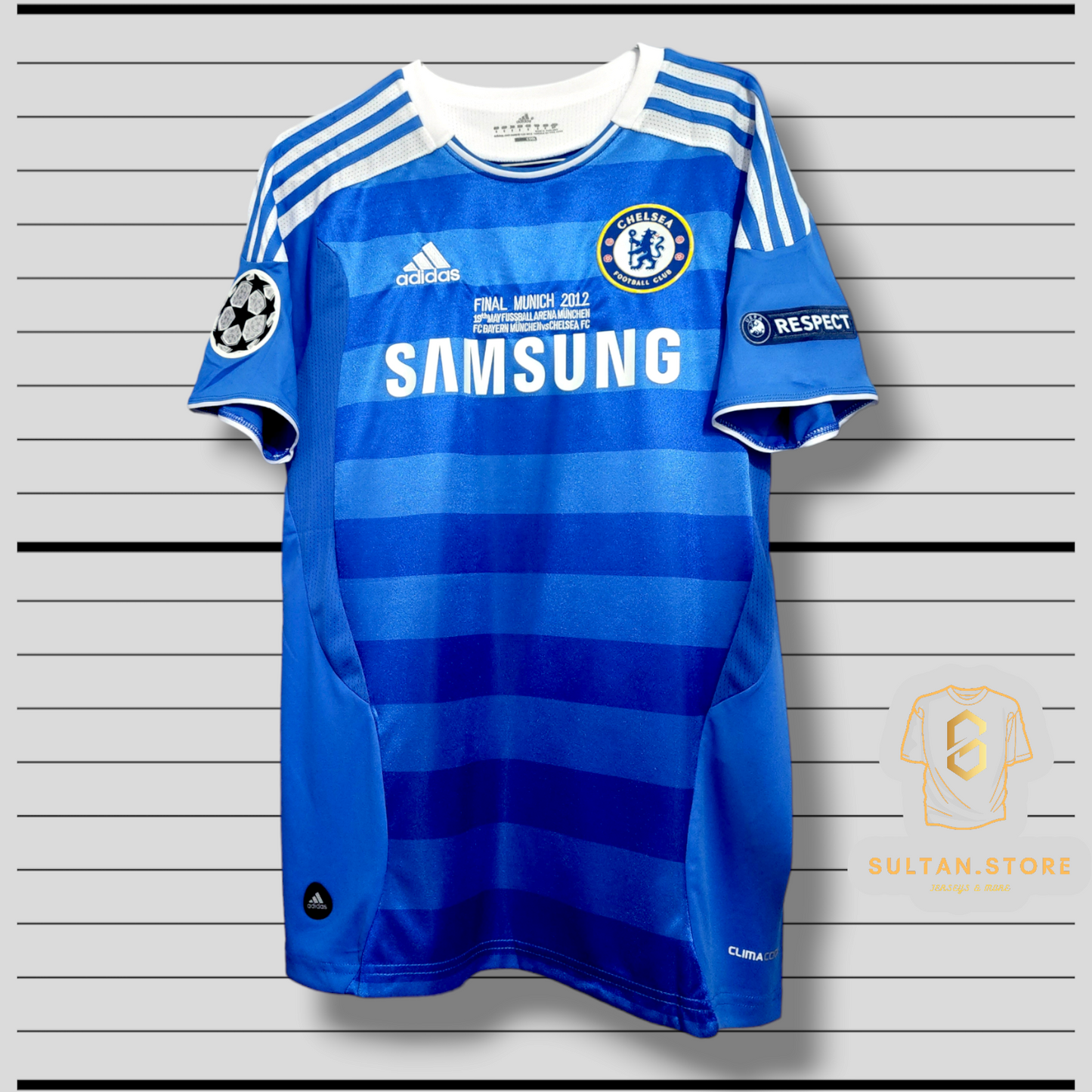 Drogba 2012 Chelsea Final Champions League Jersey