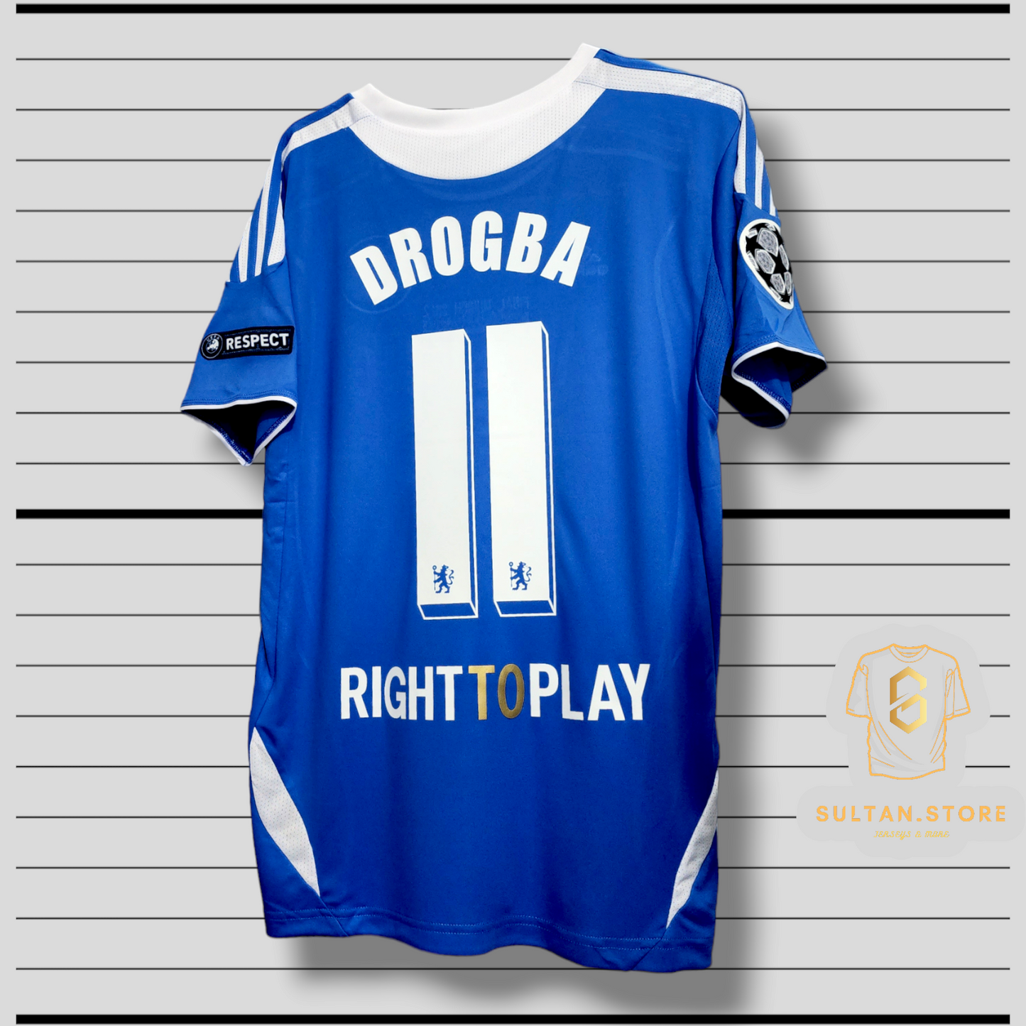 Drogba 2012 Chelsea Final Champions League Jersey