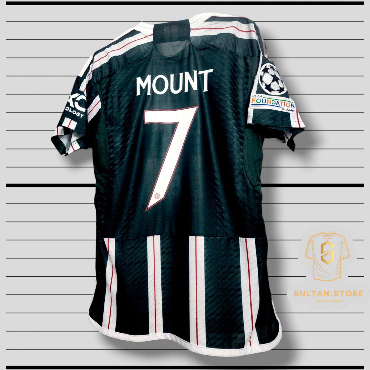 Mount 2023/24 Away Manchester United  Jersey