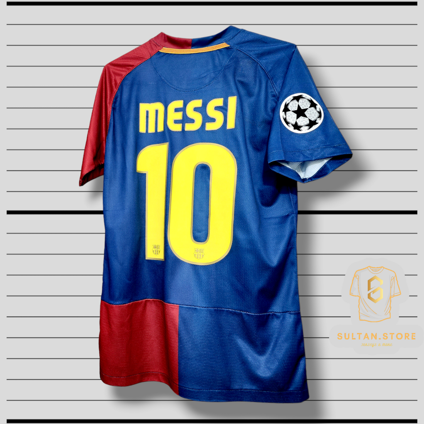 Messi 2009 Barcelona Final Champions League Jersey