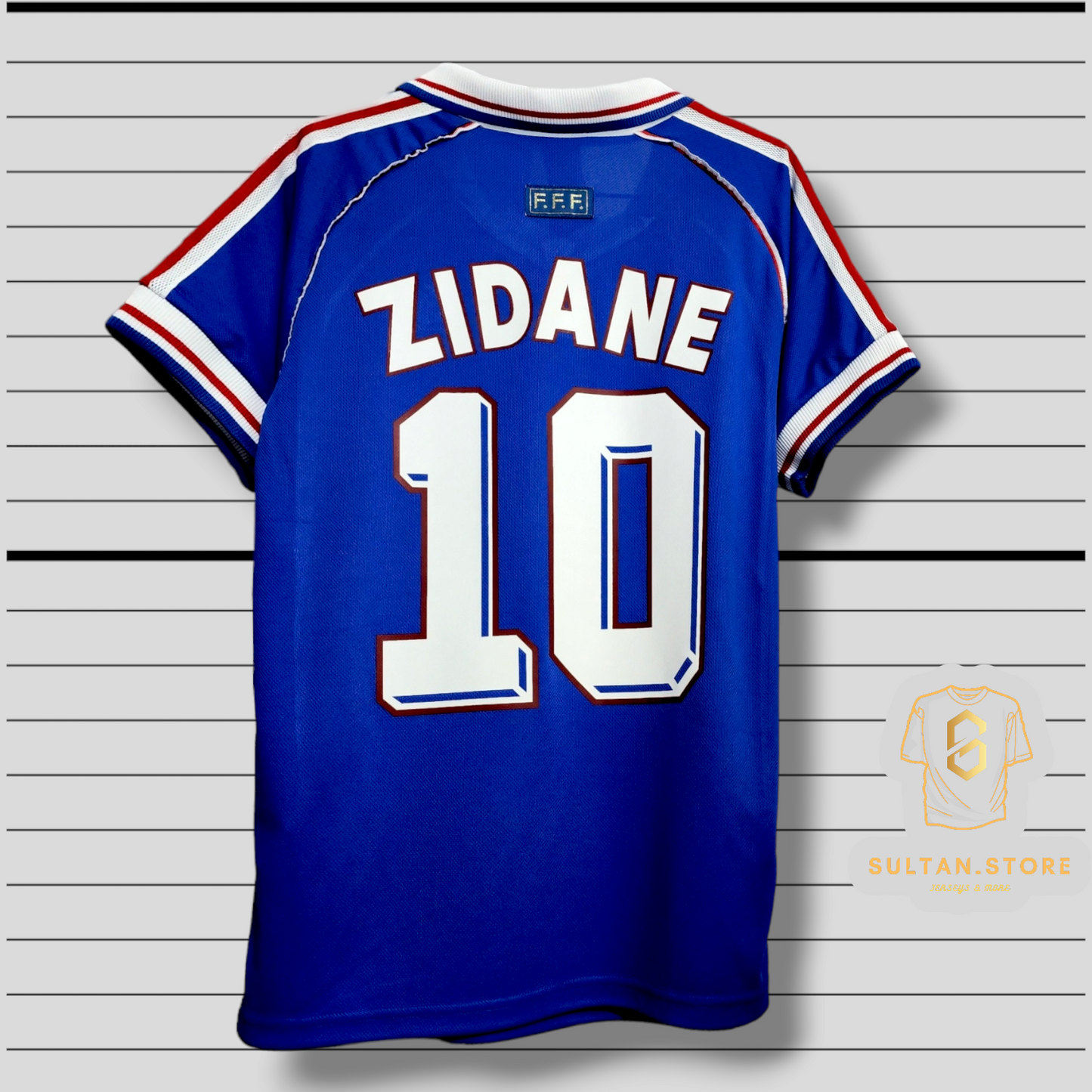 Zidane 1998 France  Home Jersey