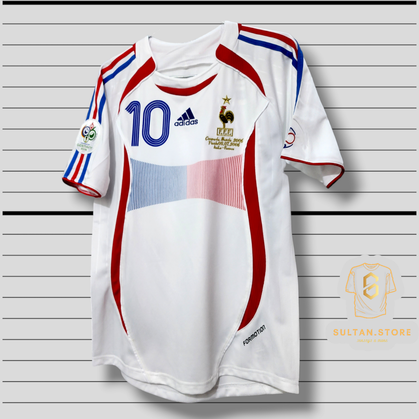 Zidane 2006 France Final Away Jersey