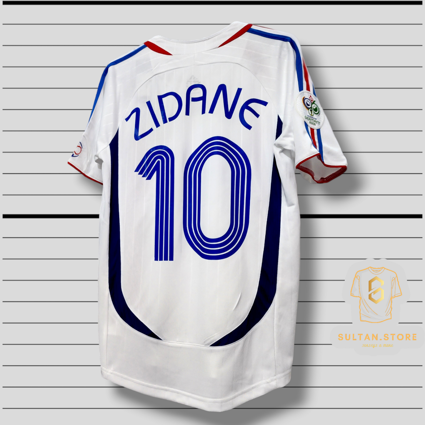 Zidane 2006 France Final Away Jersey