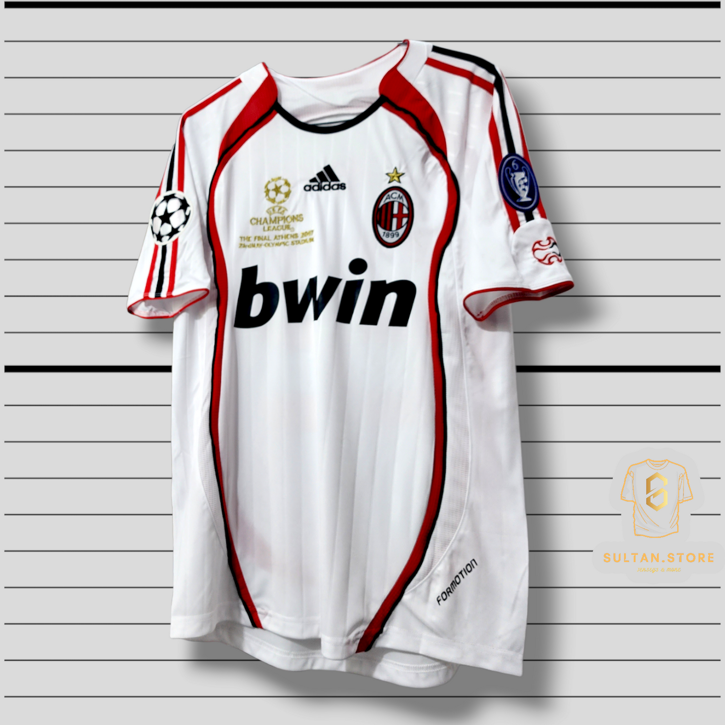 Kaka 2007 Ac Milan Final Champions League Away Jersey