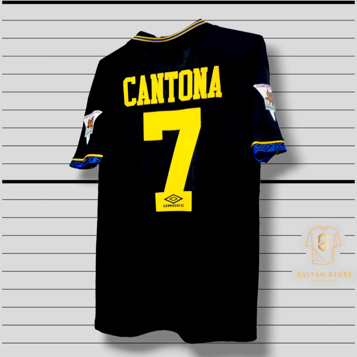 Cantona 1993/95 Manchester United Away Jersey