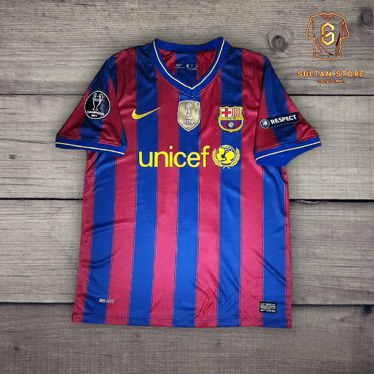 Messi 2009/10 Barcelona Home Jersey