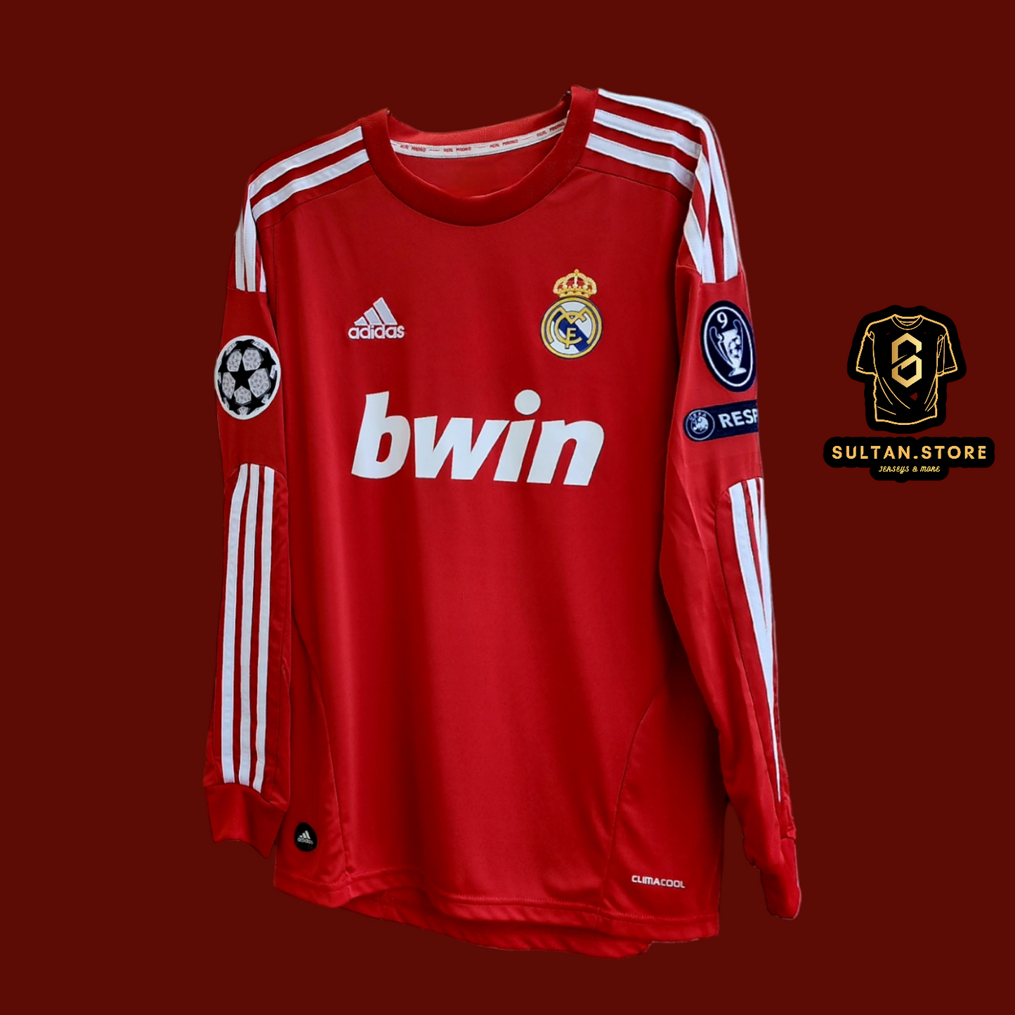 Ronaldo 2011/12 Real Madrid Third Red Jersey