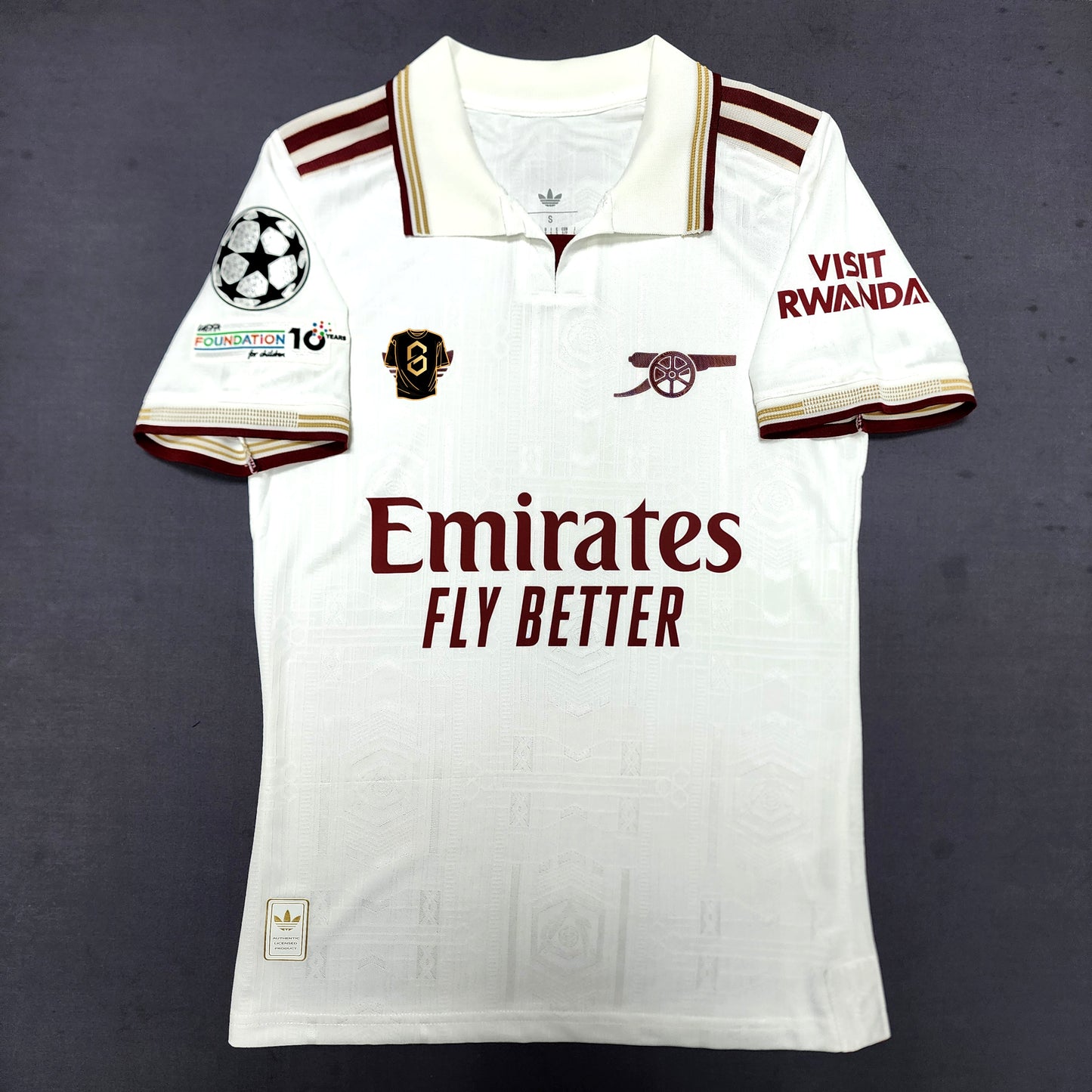 Arsenal 2025/26 Third Jersey ( Saka - Rice - Gyokeres - Odegaard )