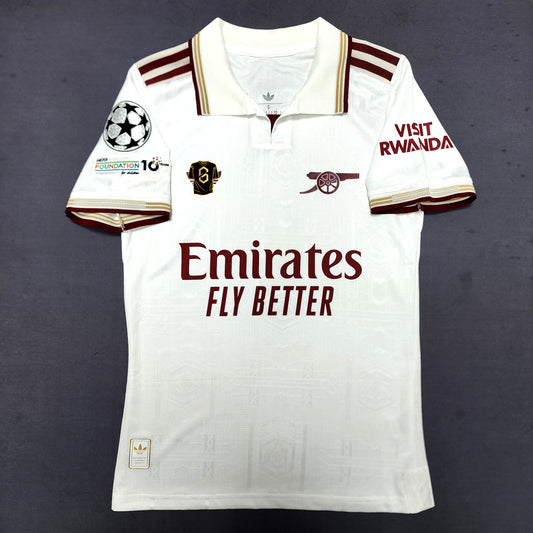 Arsenal 2025/26 Third Jersey ( Saka - Rice - Gyokeres - Odegaard )