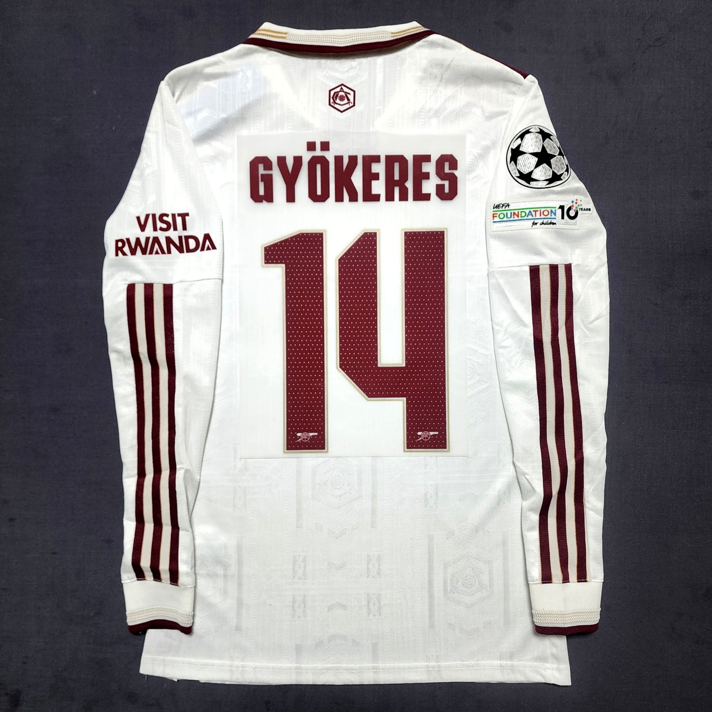 (Long Sleeves) Arsenal 2025/26 Third Jersey ( Saka - Rice - Gyokeres - Odegaard )