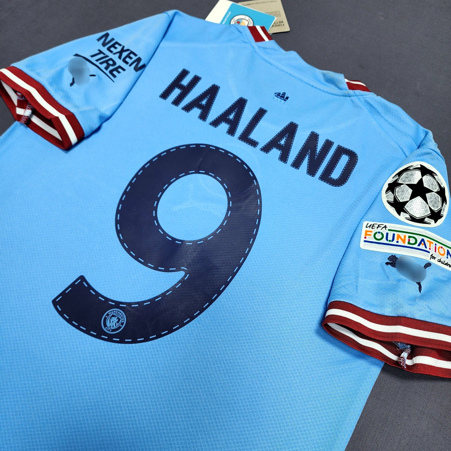 Haaland 2023 Manchester City Home Final Jersey