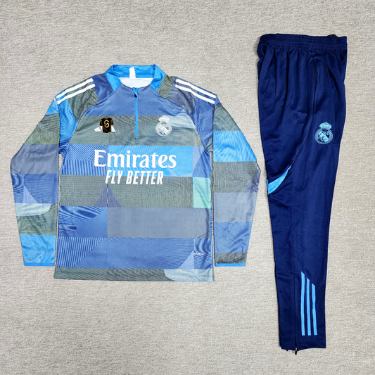 Real Madrid Tracksuit Blue
