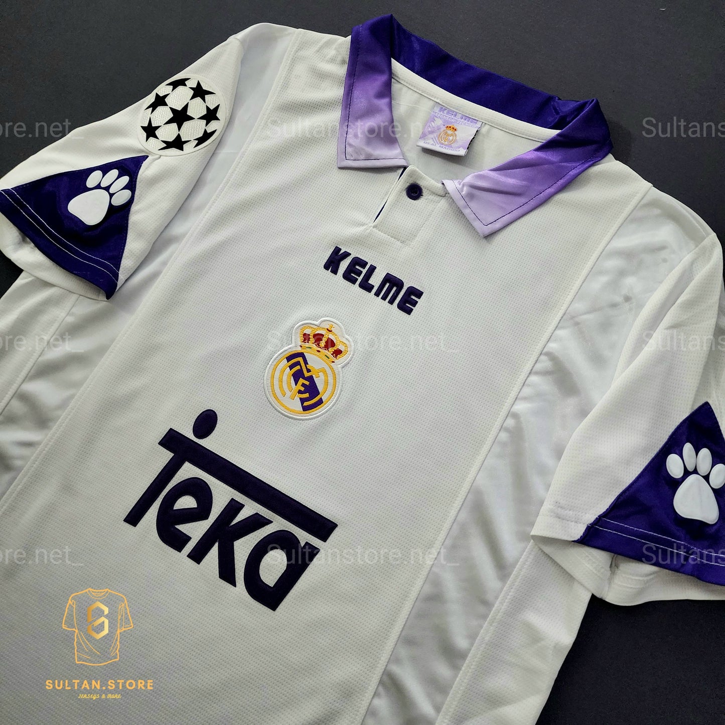 Carlos 1997/98 Real Madrid Home Jersey