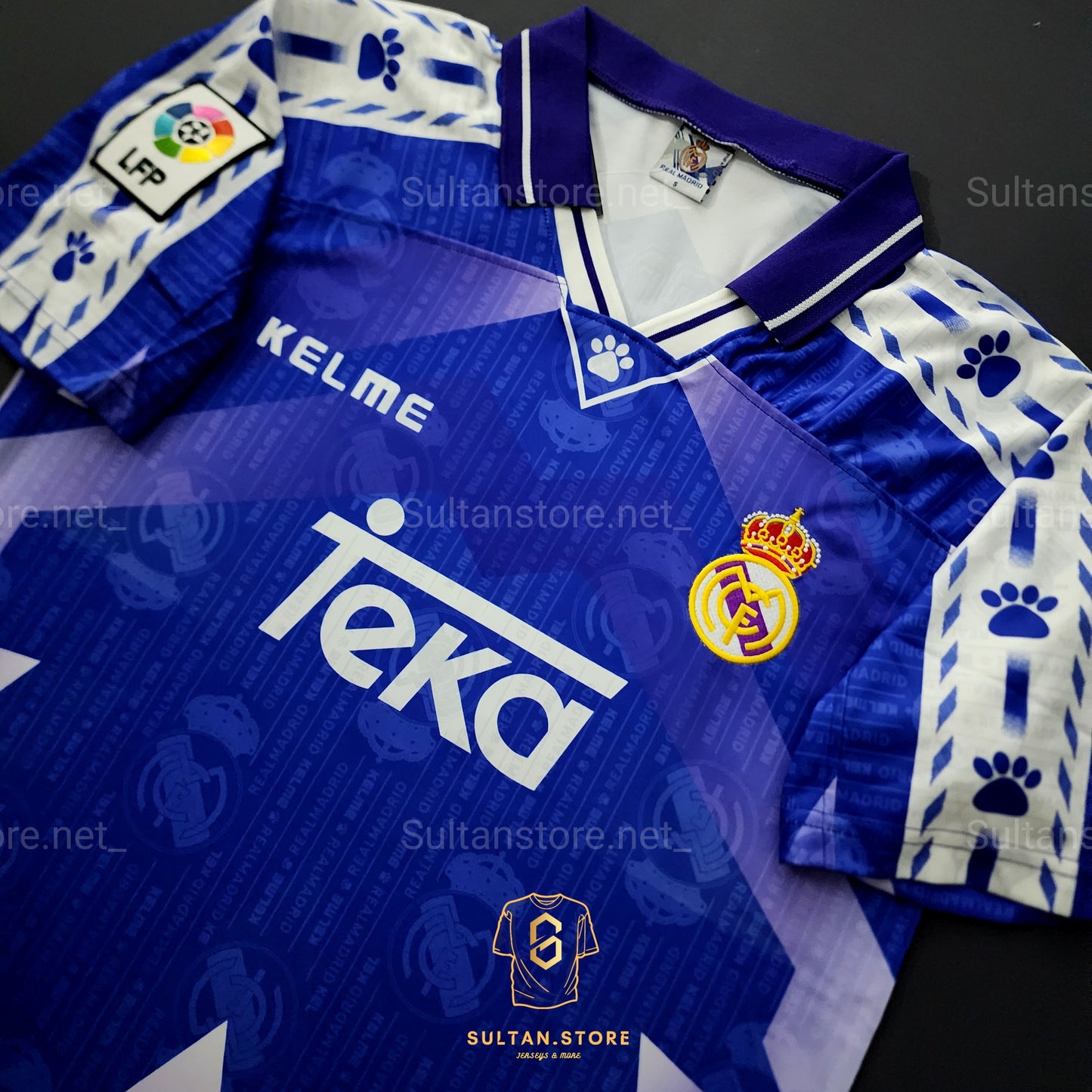 Carlos 1996/97 Real Madrid Away Jersey