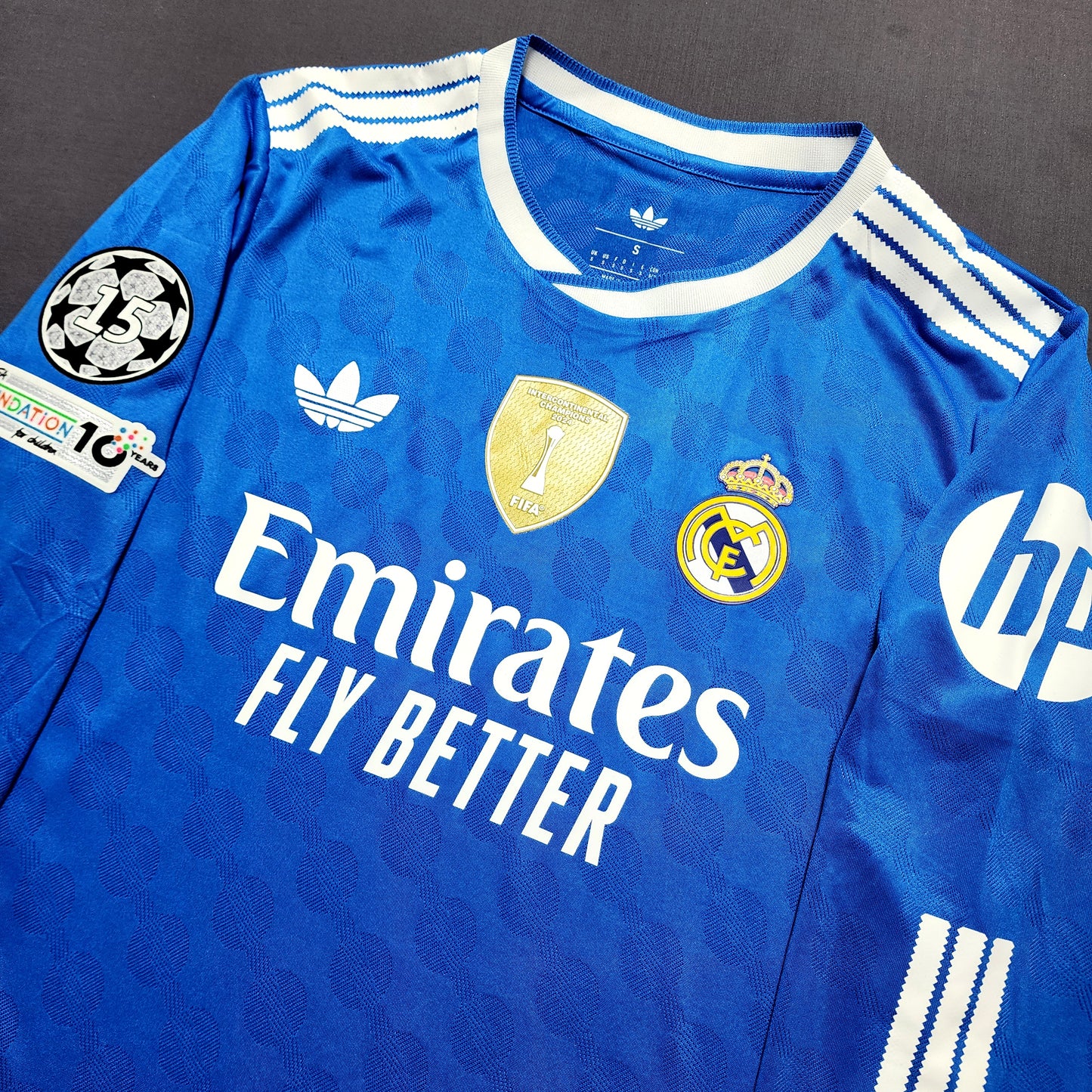 (Long Sleeves) Real Madrid 2025/26 Third Jersey ( Valverde - Mbappe - Bellingham - Vini - Arda Guler )