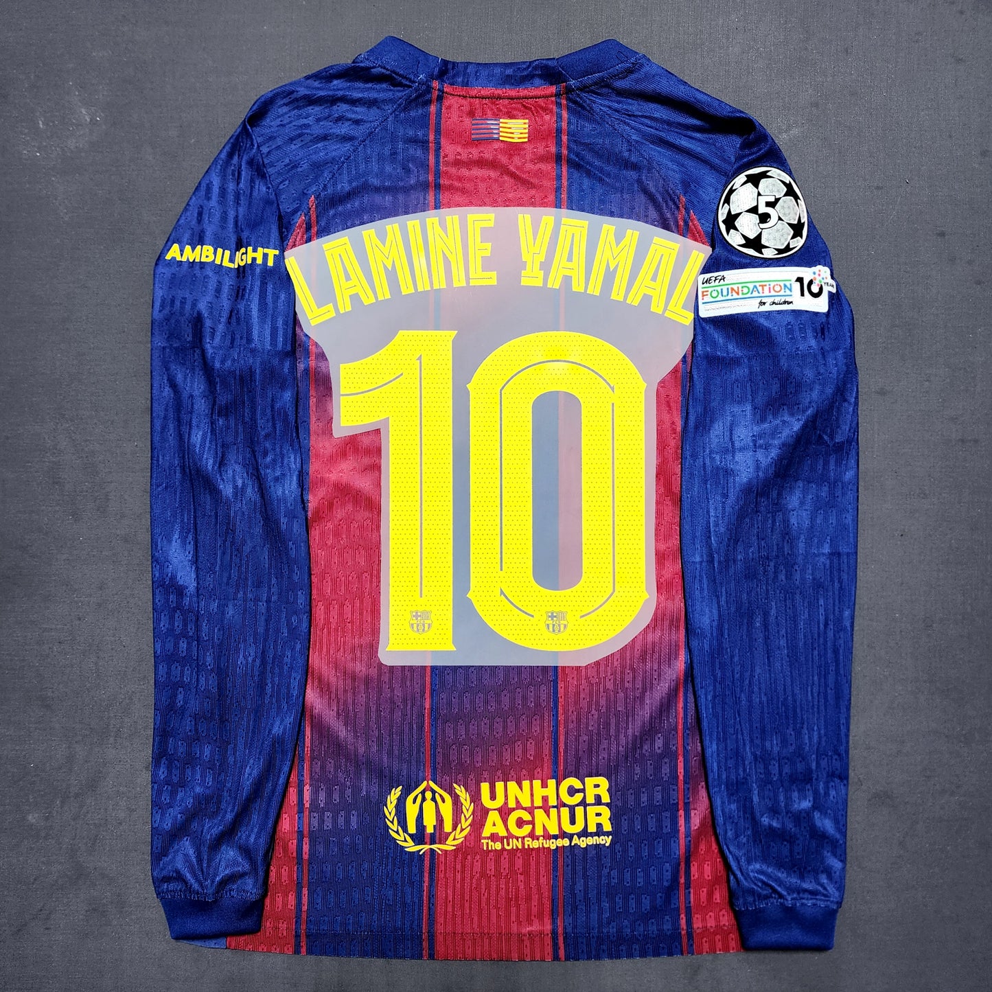 (Long Sleeves) Barcelona 2025/26 Home Jersey ( Lamine Yamal - Pedri - Raphinha - Rashford )