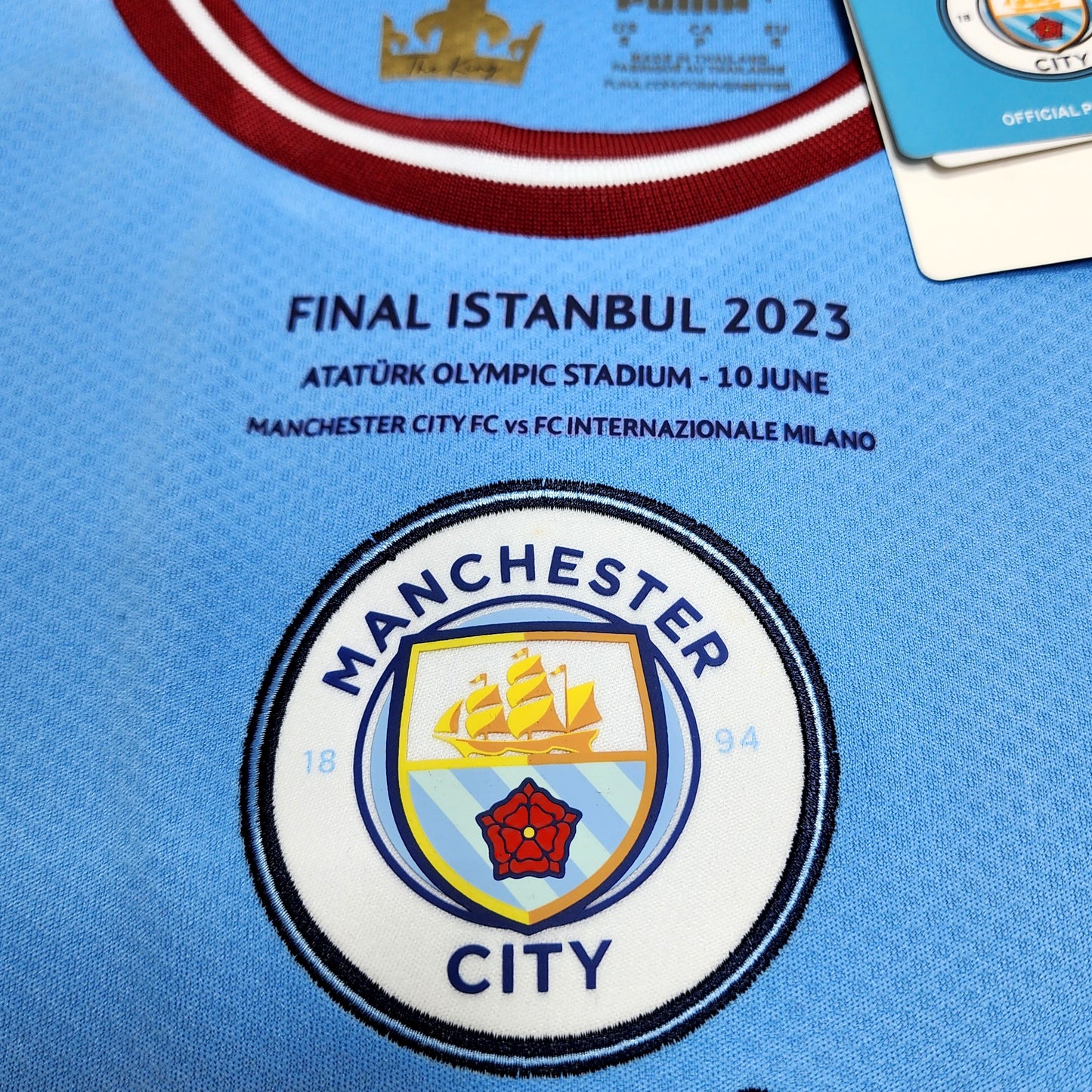 Haaland 2023 Manchester City Home Final Jersey