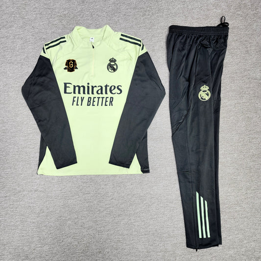 Real Madrid Tracksuit green