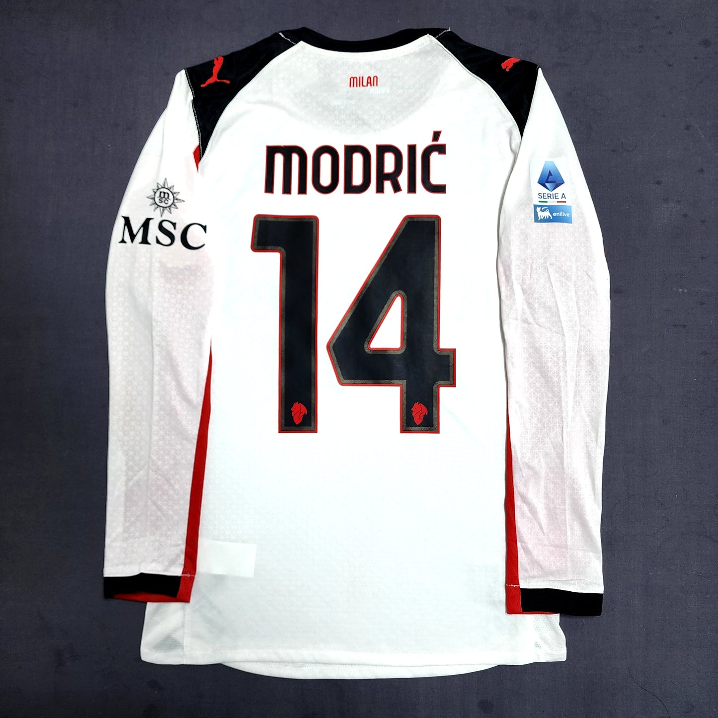 (Long Sleeves) Modric 2025/26 AC Milan Away Jersey