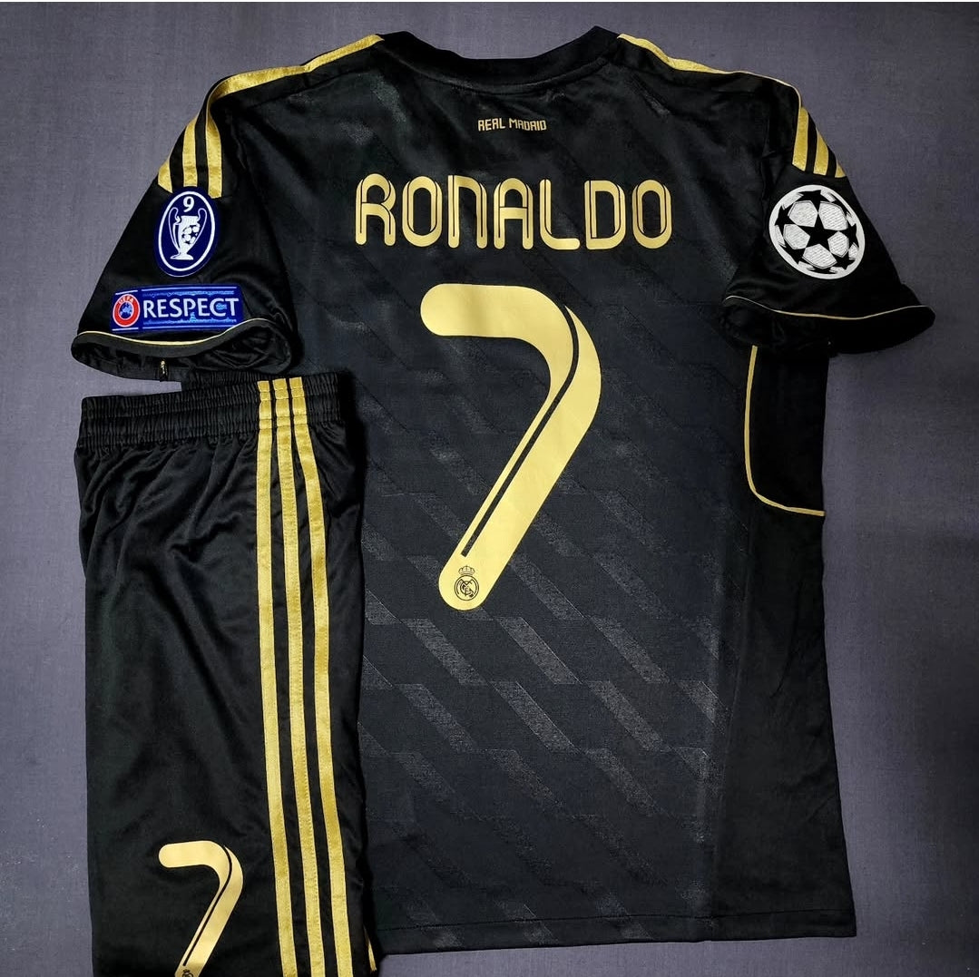 Ronaldo 2011/12 Real Madrid Short Sleeves Away Kit