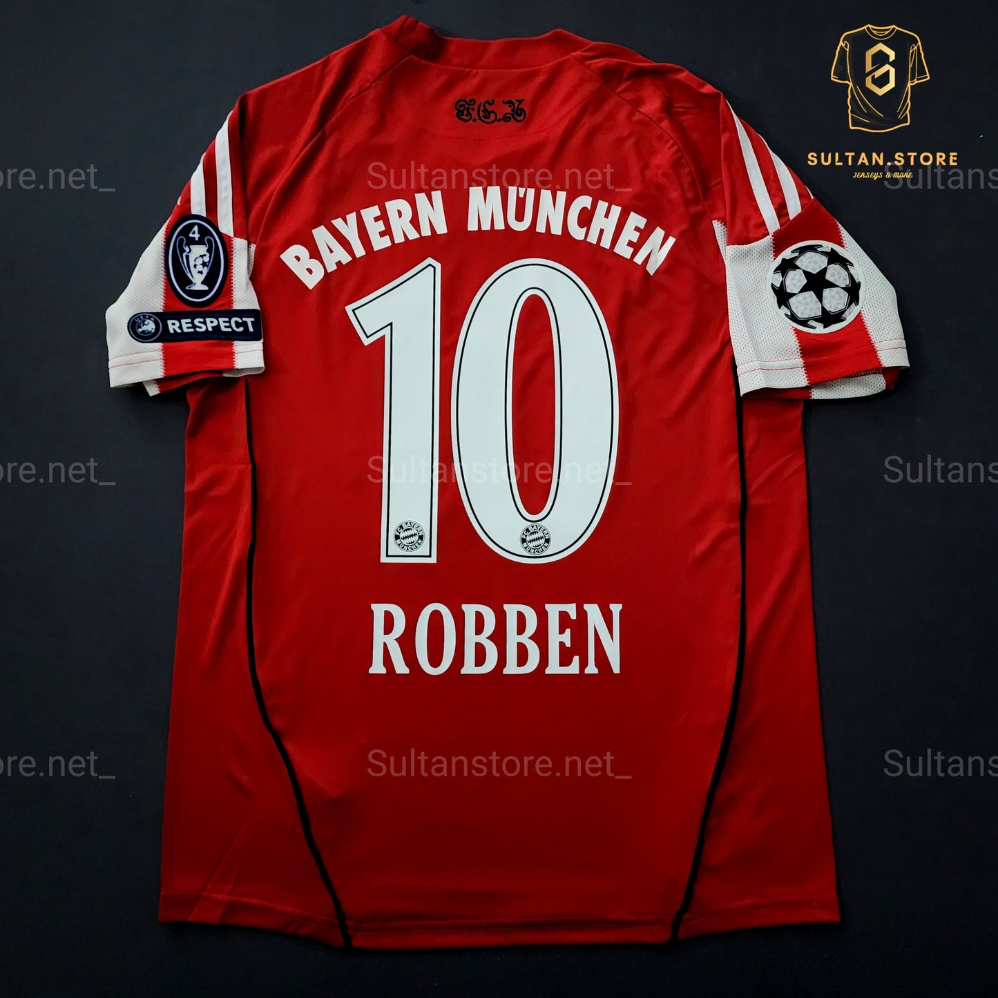 Robben 2010 Bayern Munich Home Final Champions League Jersey