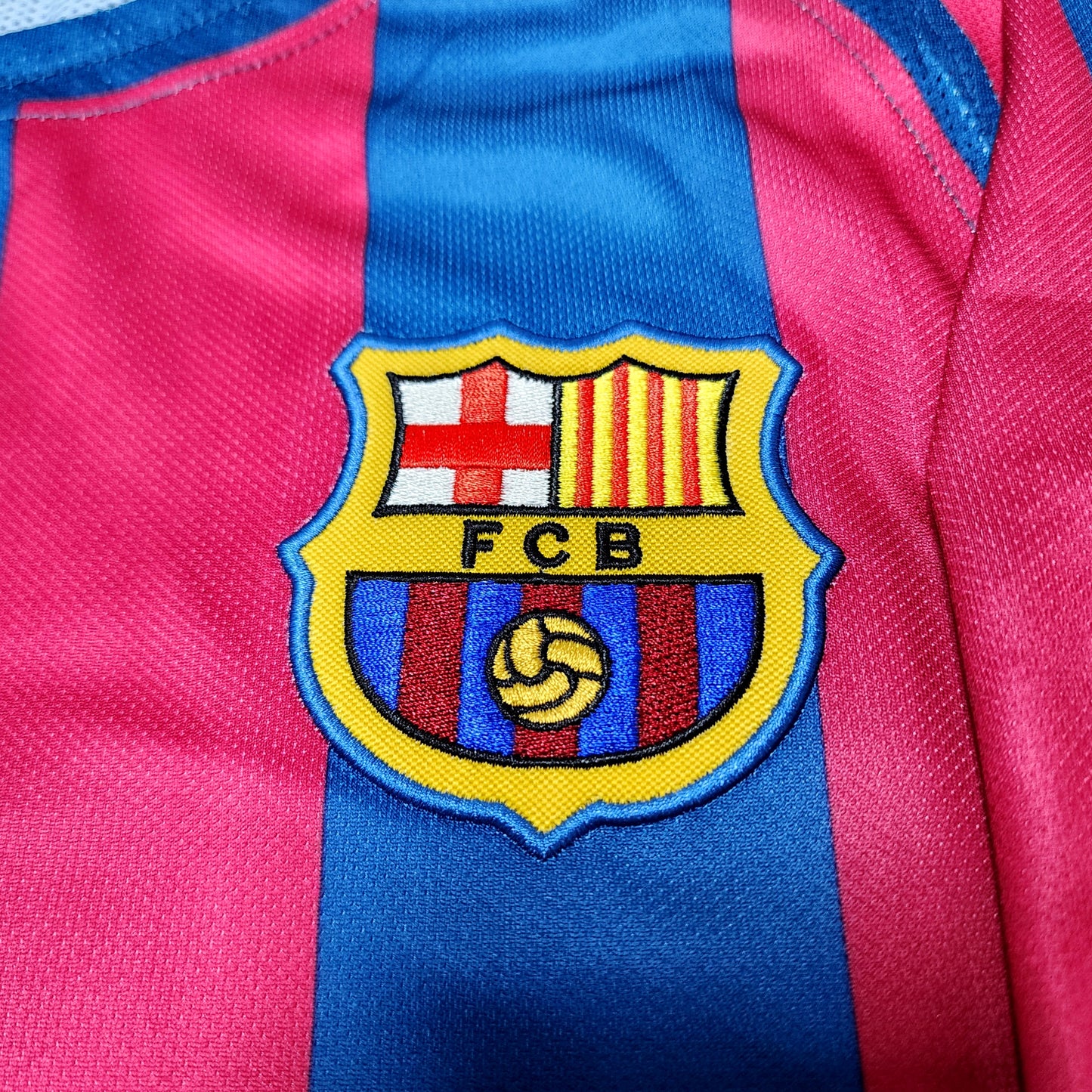 Ronaldinho 2006 Barcelona Final Champions League Long Sleeve Jersey