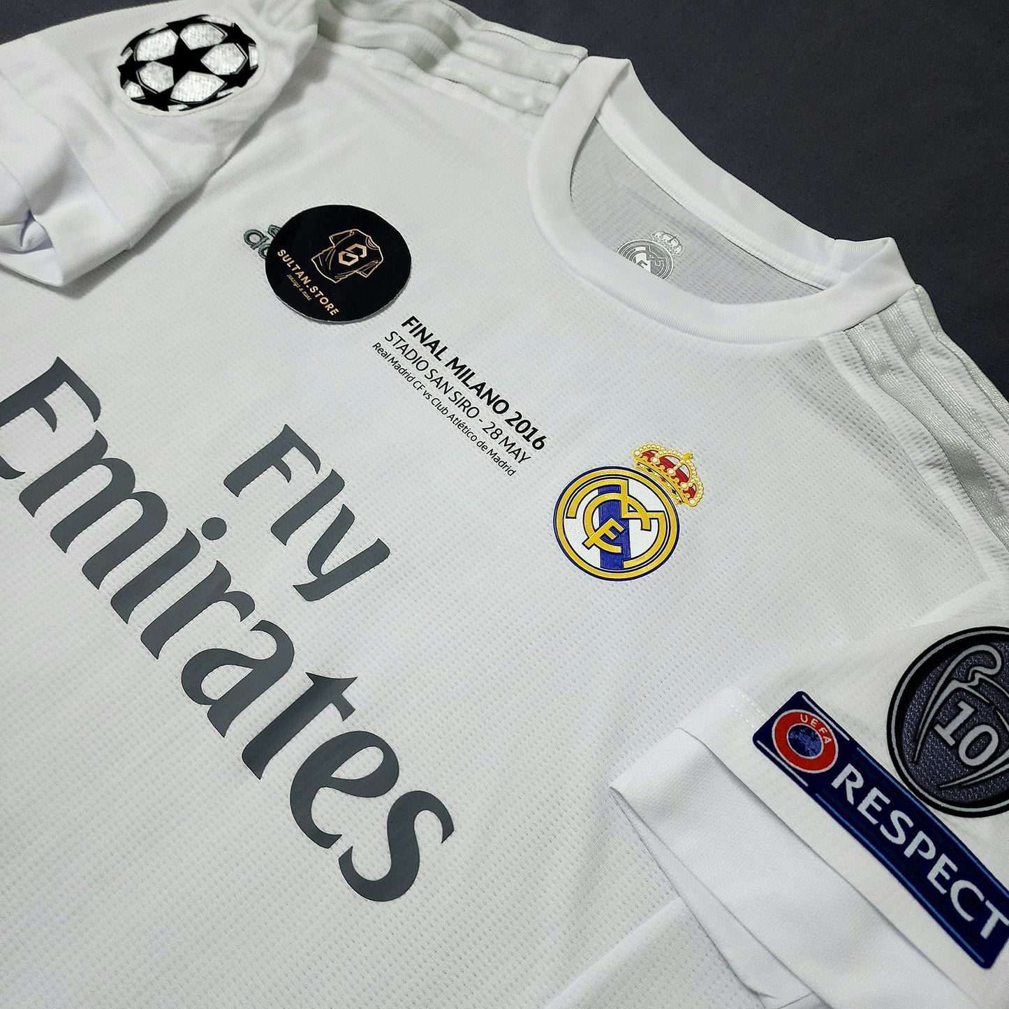 Ronaldo 2016 Real Madrid Final Champions League Home Kit